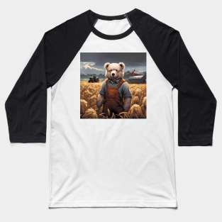 Teddy as a Farmer Baseball T-Shirt